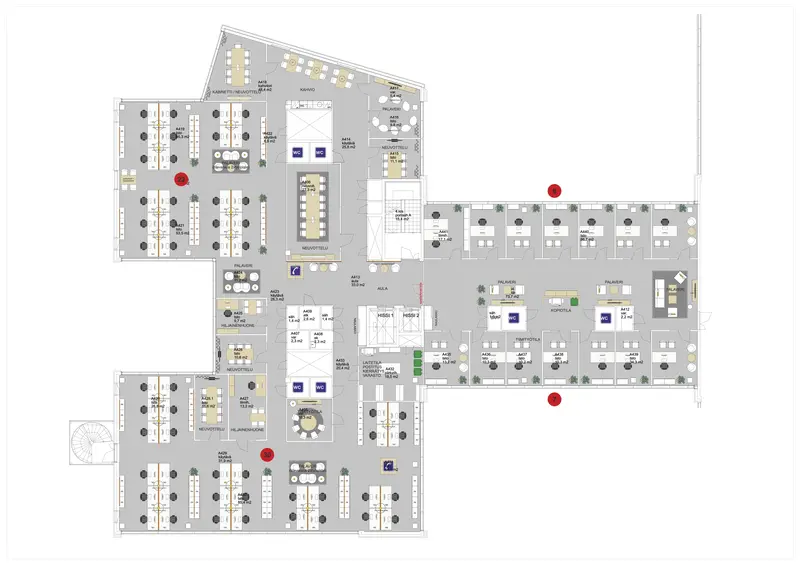 Ennen: alkuperäinen kaupallisen tilan kiinteistökuvaus ilman sisustusta